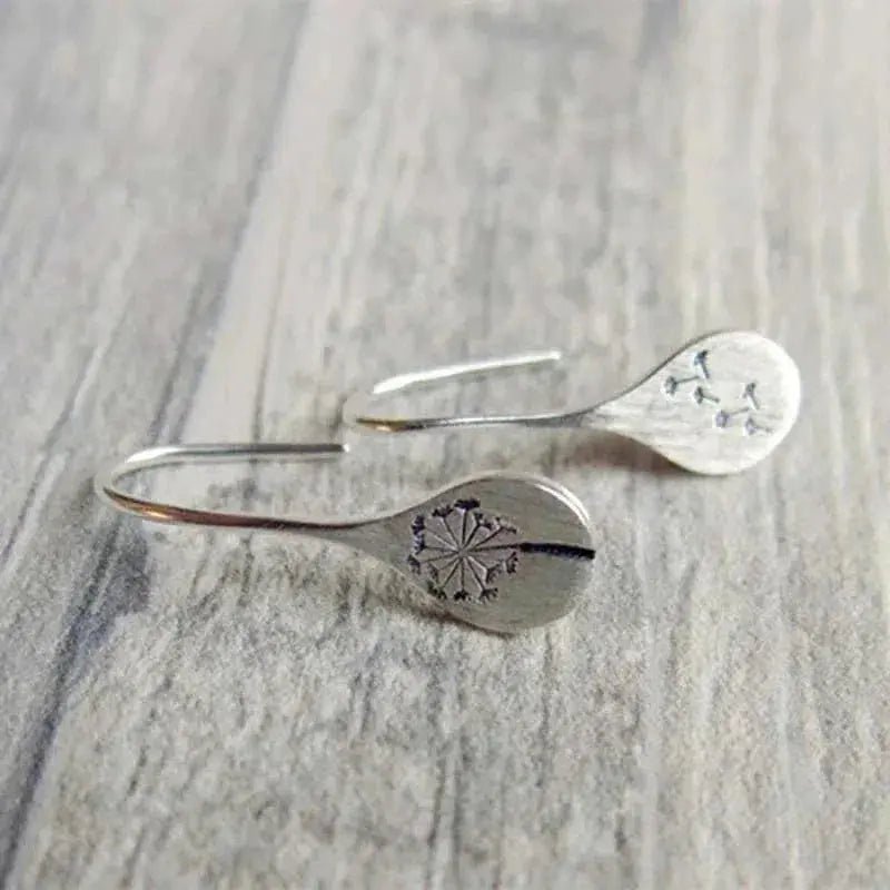 925 STERLING SILVER DANDELION EARRINGS - Edith & Mae