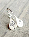 925 STERLING SILVER DANDELION EARRINGS - Edith & Mae