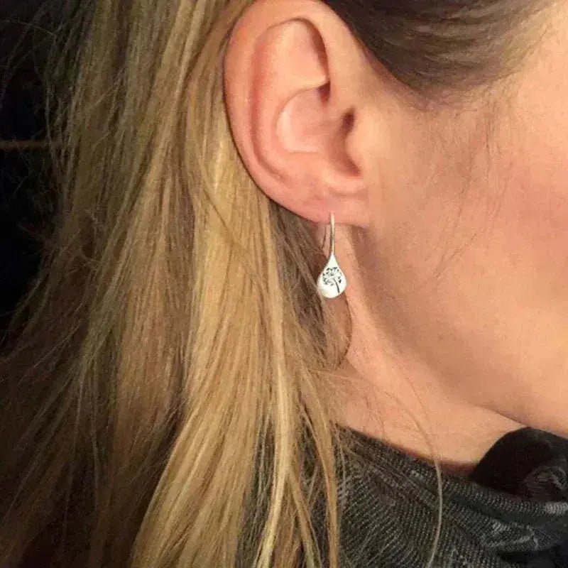 925 STERLING SILVER DANDELION EARRINGS - Edith & Mae