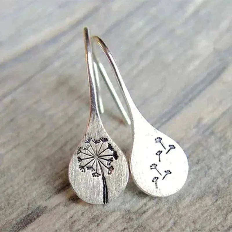 925 STERLING SILVER DANDELION EARRINGS - Edith & Mae
