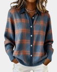 ALIYAH | COZY PLAID WINTER CARDIGAN - Edith & Mae