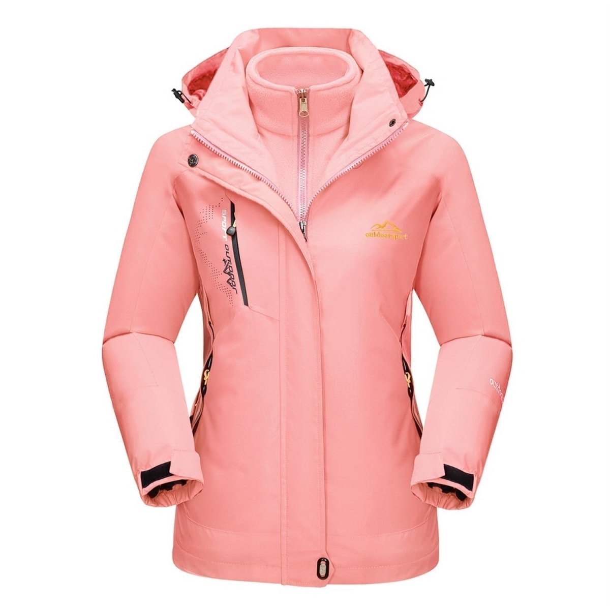 ANNE | 3 - IN - 1 WATERPROOF FLEECE LINED COAT - Edith & Mae