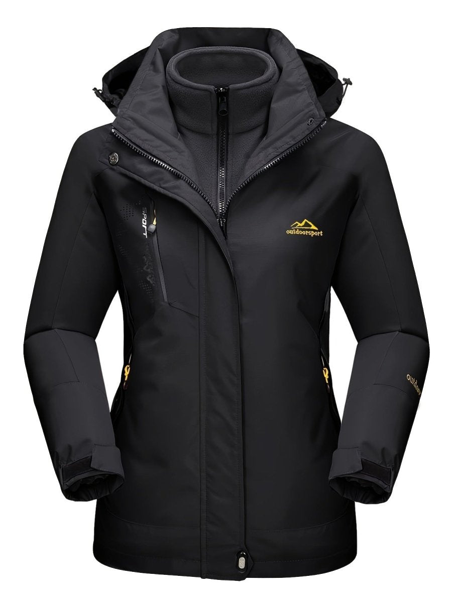 ANNE | 3 - IN - 1 WATERPROOF FLEECE LINED COAT - Edith & Mae