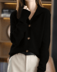 ANNIE | KNIT CASHMERE GILET - Edith & Mae