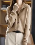 ANNIE | KNIT CASHMERE GILET - Edith & Mae