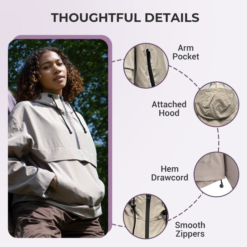 ASHLEY | LIGHTWEIGHT WATERPROOF JACKET - Edith & Mae