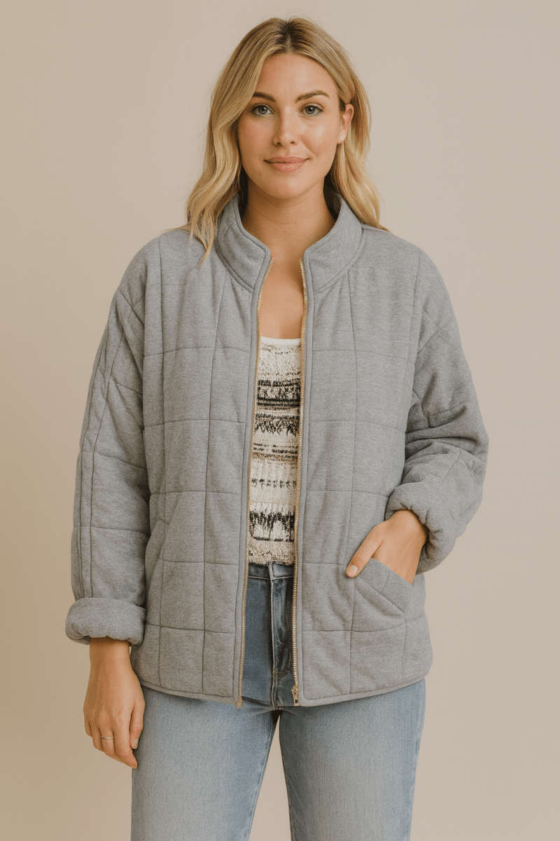 AUDREY - OVERSIZED MID SEASON JACKET - Edith & Mae