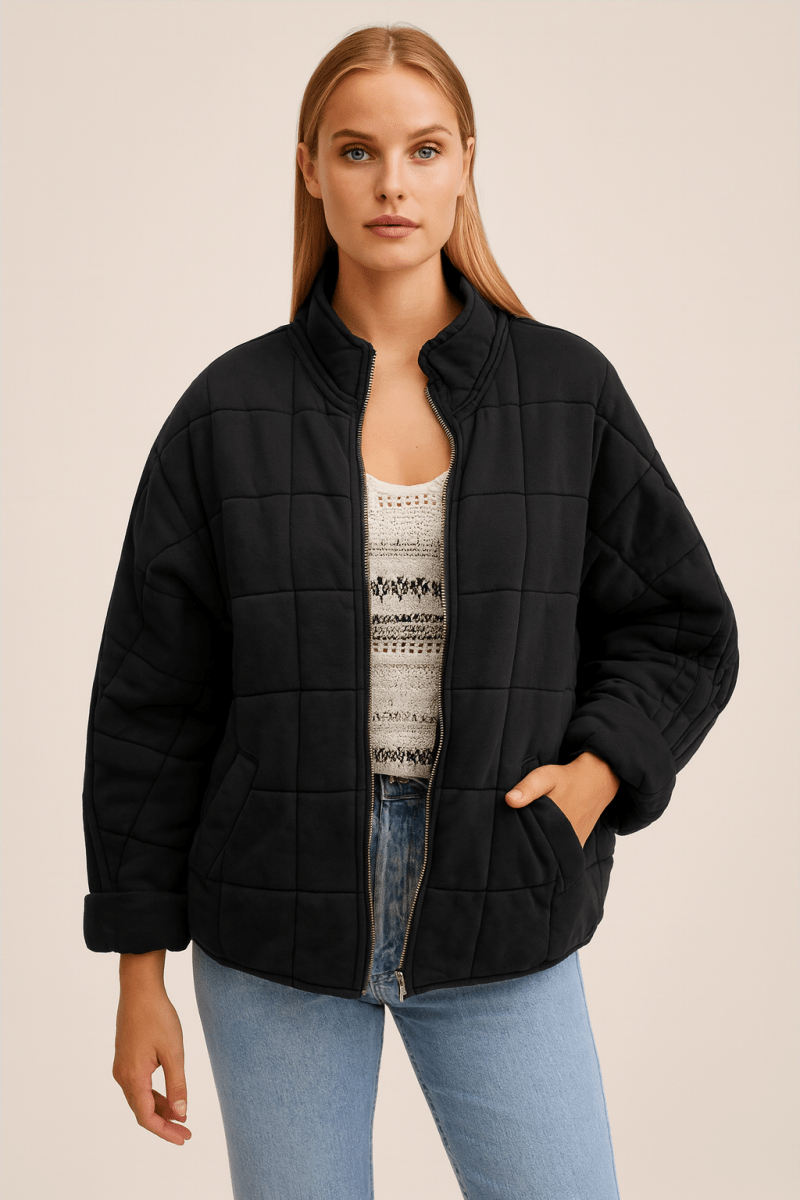 AUDREY - OVERSIZED MID SEASON JACKET - Edith & Mae
