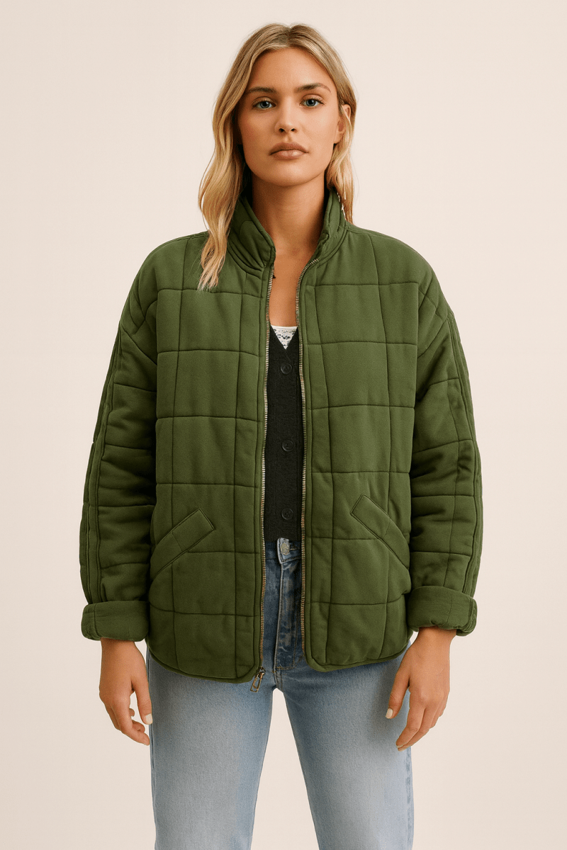 AUDREY - OVERSIZED MID SEASON JACKET - Edith & Mae