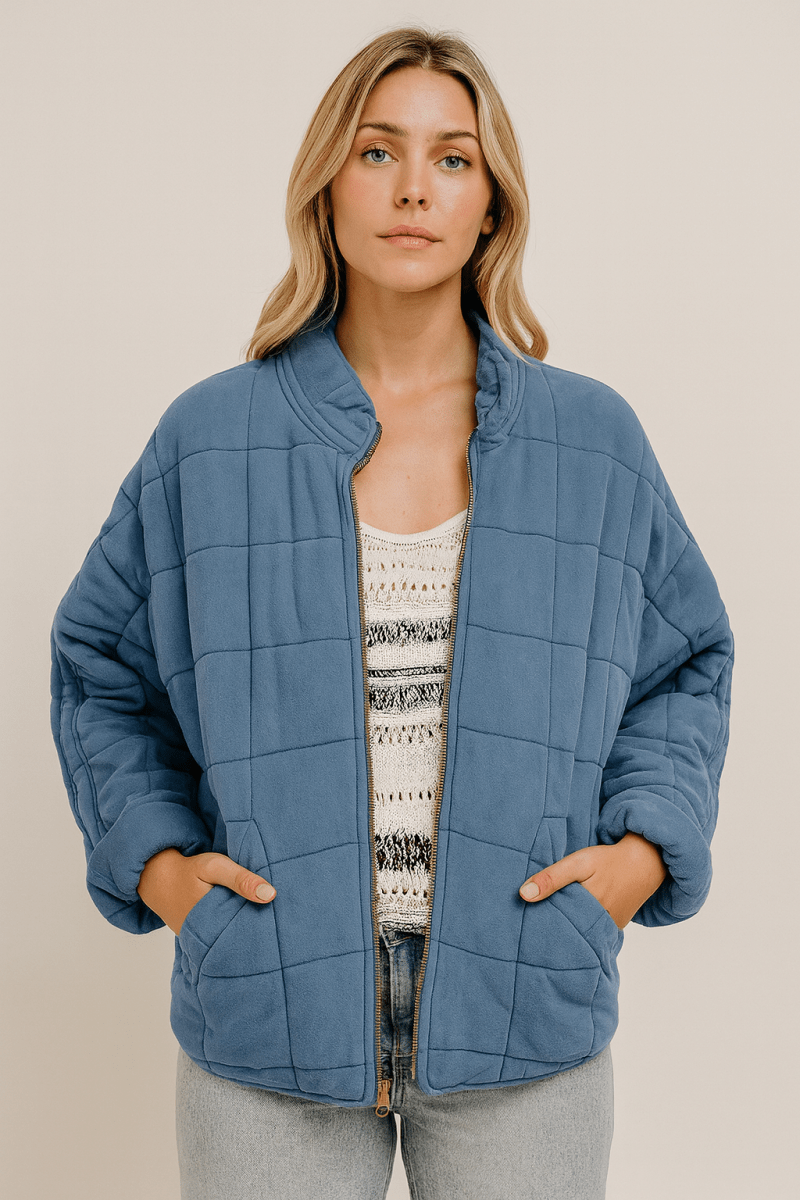 AUDREY - OVERSIZED MID SEASON JACKET - Edith & Mae