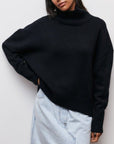 AVERY - HIGH NECK PULLOVER - Edith & Mae