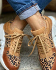 BROOKLYN - COMFORTABLE LEOPARD SNEAKERS - Edith & Mae