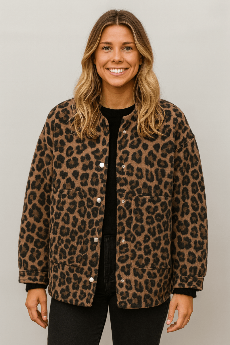 CHARLENE | LEOPARD JACKET - Edith & Mae