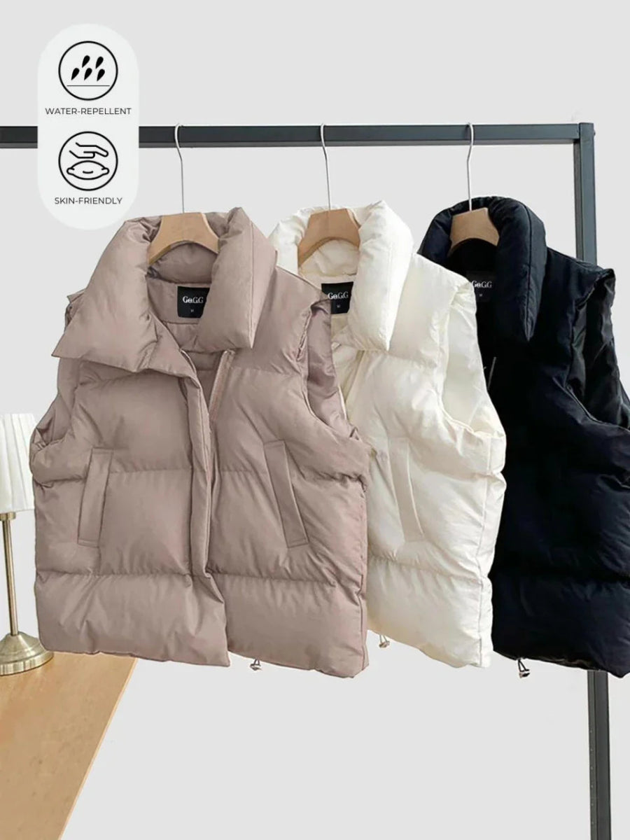CLARA | WINTER WARMER PUFFER GILET VEST - Edith & Mae