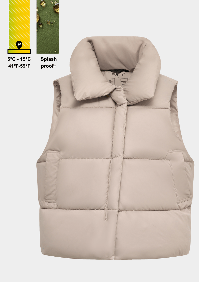 CLARA | WINTER WARMER PUFFER GILET VEST - Edith & Mae
