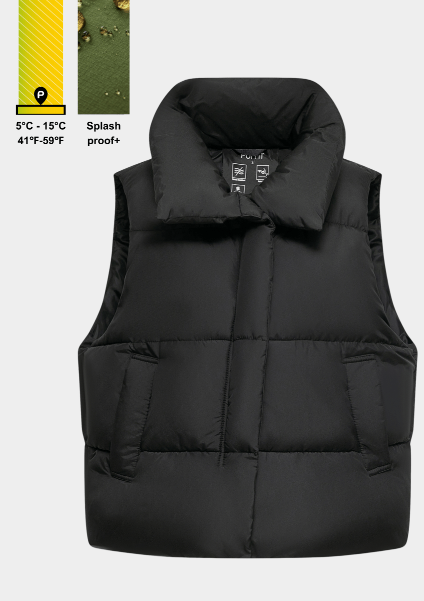 CLARA | WINTER WARMER PUFFER GILET VEST - Edith & Mae