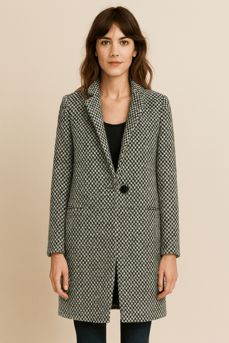 CLAUDIA - STYLISH WOOL COAT FOR AUTUMN AND WINTER - Edith & Mae