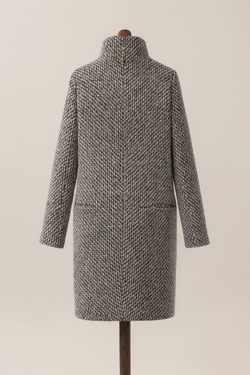 CLAUDIA - STYLISH WOOL COAT FOR AUTUMN AND WINTER - Edith & Mae