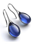 CRYSTAL DROP EARRINGS IN GOLD AND SILVER - Edith & Mae