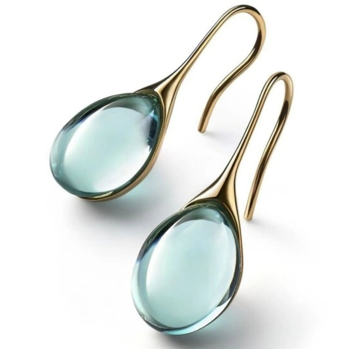 CRYSTAL DROP EARRINGS IN GOLD AND SILVER - Edith & Mae