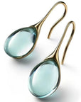 CRYSTAL DROP EARRINGS IN GOLD AND SILVER - Edith & Mae