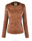 DUPONT | ELEGANT LEATHER JACKET - Edith & Mae