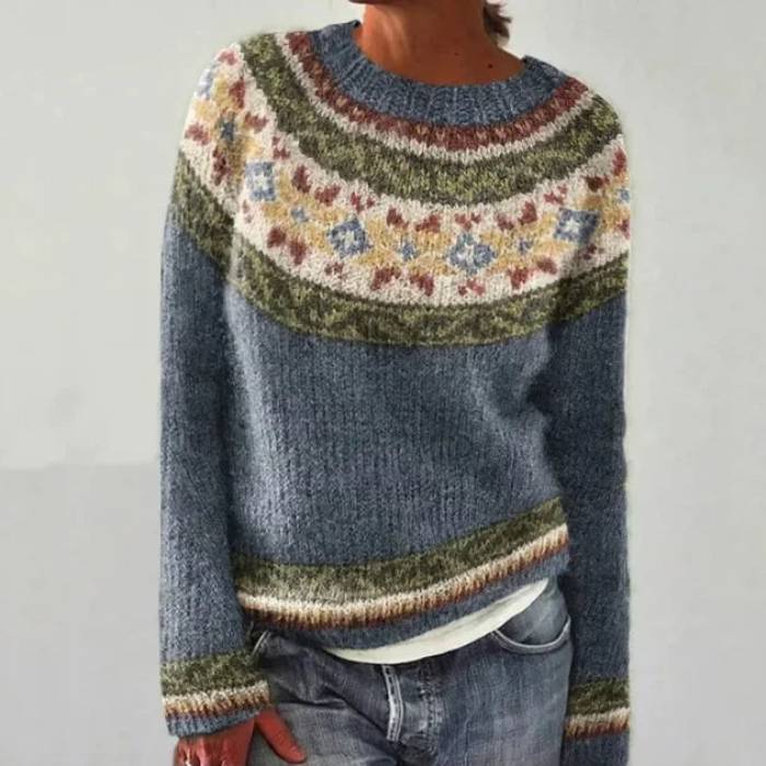ELLA™ - STYLISH RETRO SWEATER - Edith & Mae