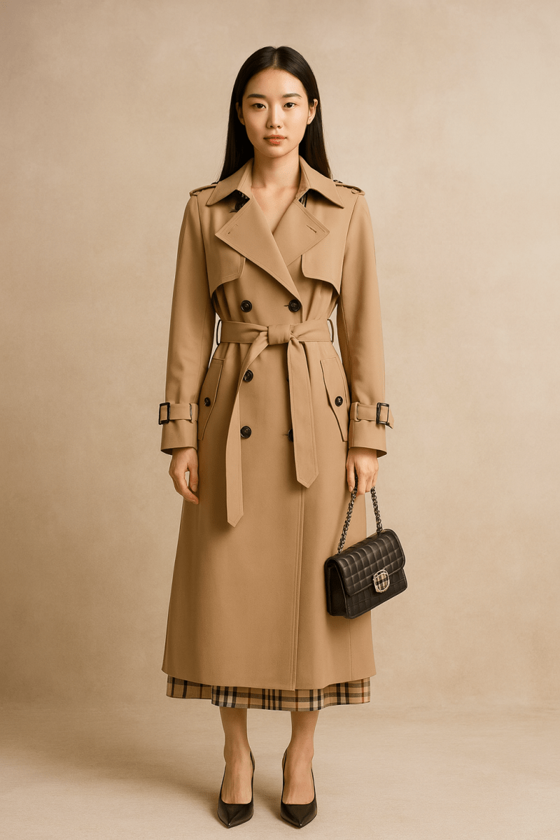 EMILY - STYLISH TRENCH COAT - Edith & Mae