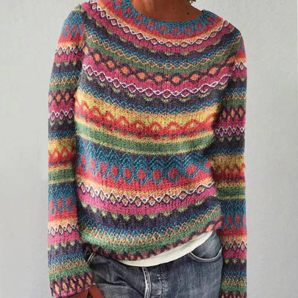 EMMA™ - COZY RETRO SWEATER - Edith & Mae