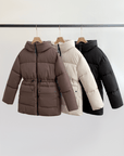 EVA | HOODED PUFFER JACKET SPLASHPROOF - Edith & Mae