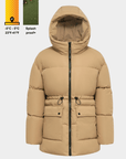 EVA | HOODED PUFFER JACKET SPLASHPROOF - Edith & Mae