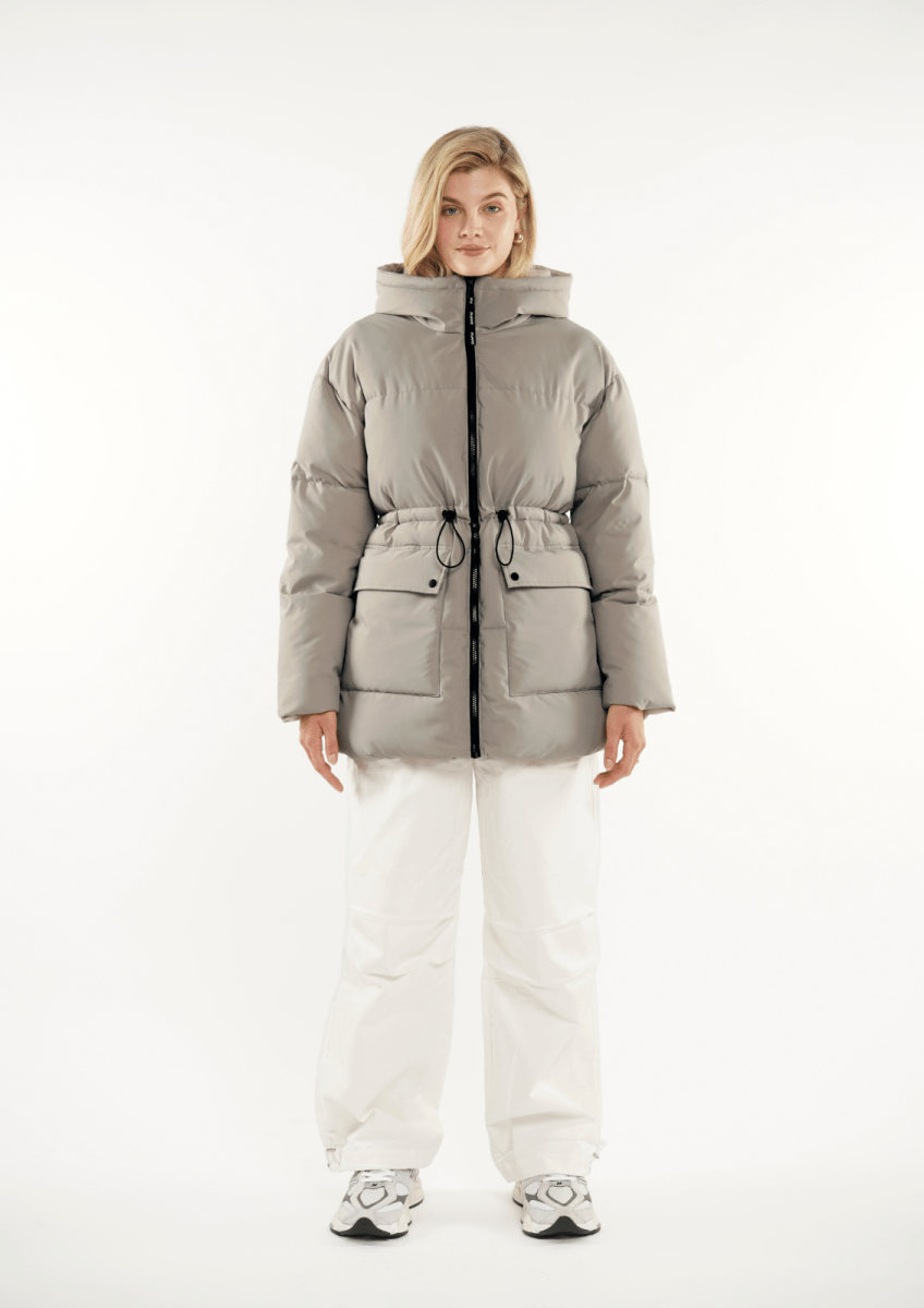 EVA | HOODED PUFFER JACKET SPLASHPROOF - Edith & Mae