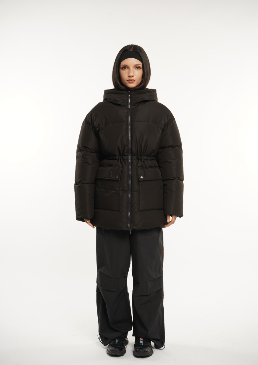 EVA | HOODED PUFFER JACKET SPLASHPROOF - Edith & Mae