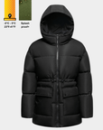 EVA | HOODED PUFFER JACKET SPLASHPROOF - Edith & Mae