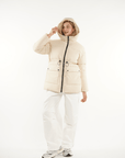 EVA | HOODED PUFFER JACKET SPLASHPROOF - Edith & Mae
