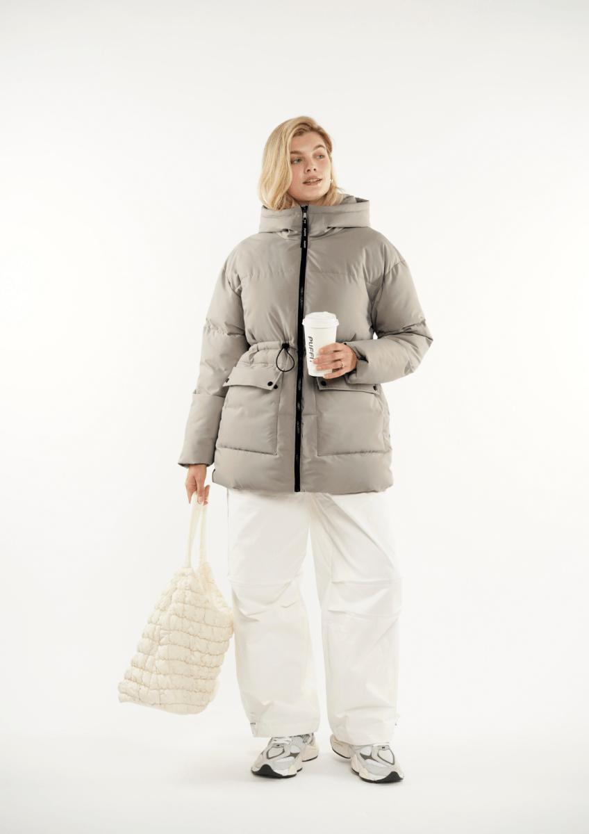 EVA | HOODED PUFFER JACKET SPLASHPROOF - Edith & Mae