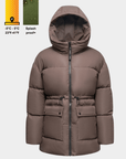 EVA | HOODED PUFFER JACKET SPLASHPROOF - Edith & Mae