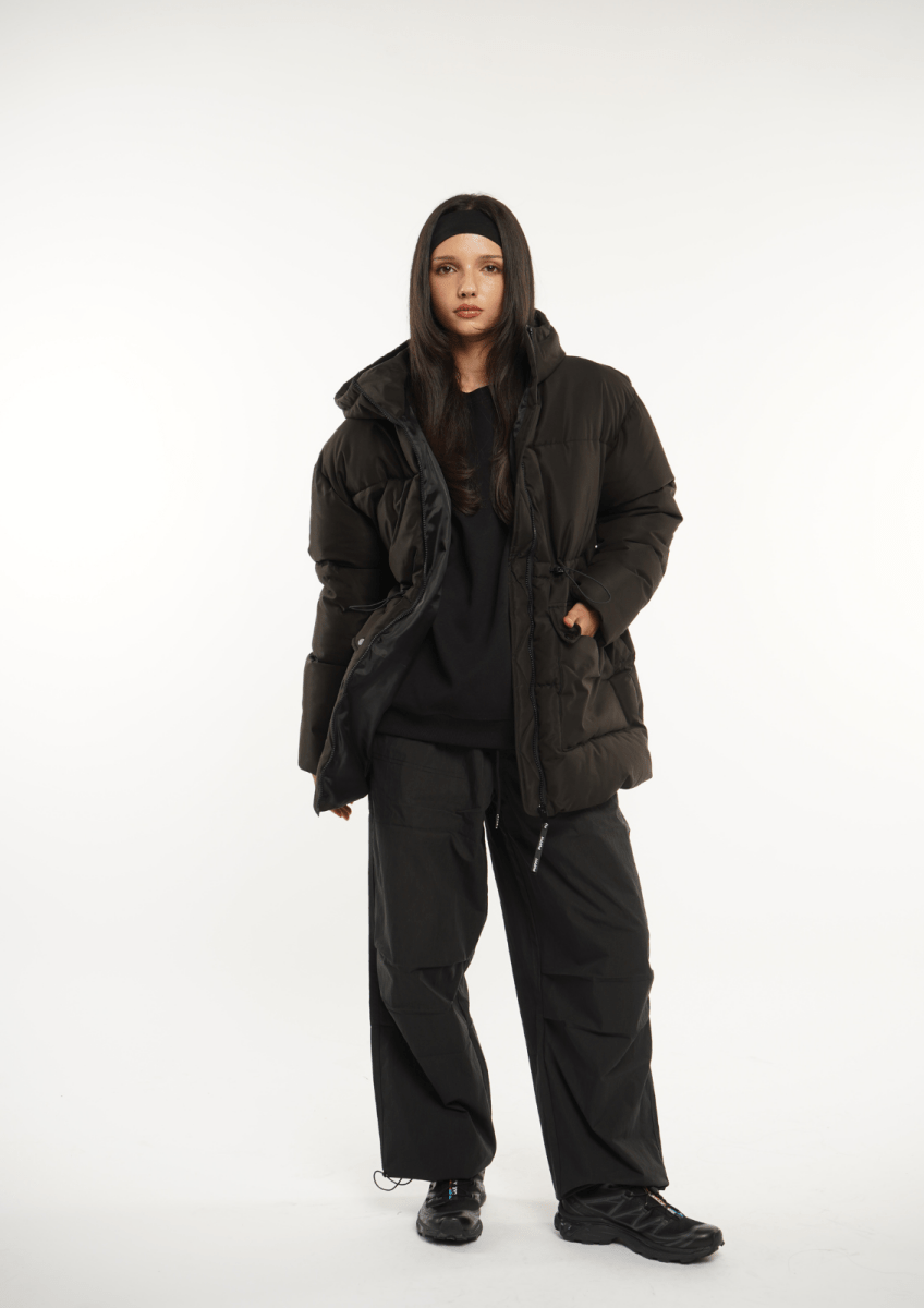 EVA | HOODED PUFFER JACKET SPLASHPROOF - Edith & Mae