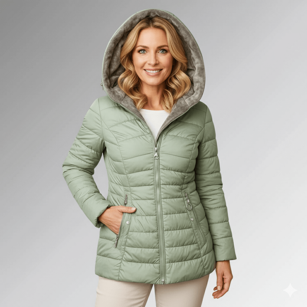 GABRIELLE - FLEECE - LINED WINTER JACKET - Edith & Mae