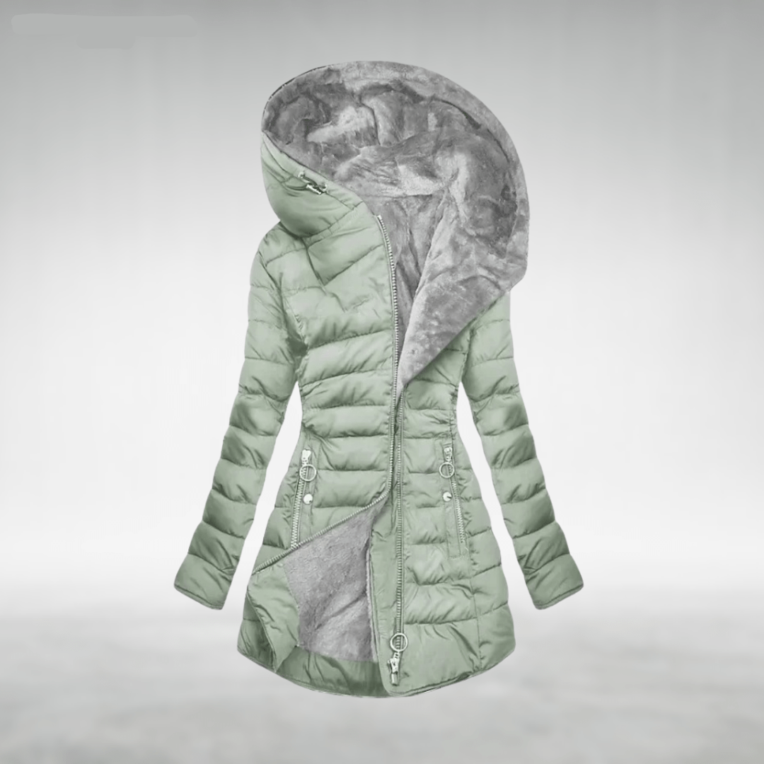 GABRIELLE - FLEECE - LINED WINTER JACKET - Edith & Mae