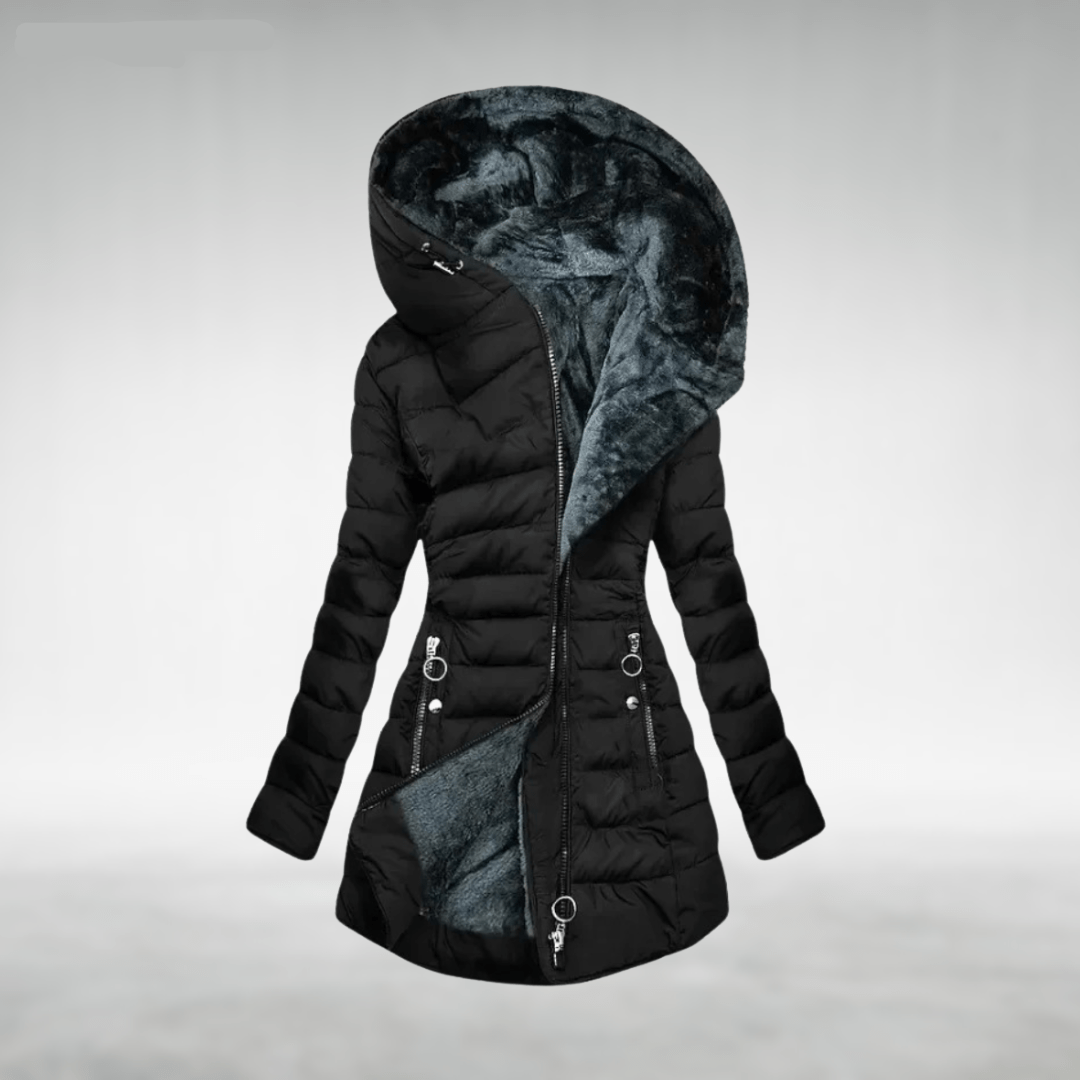 GABRIELLE - FLEECE - LINED WINTER JACKET - Edith & Mae