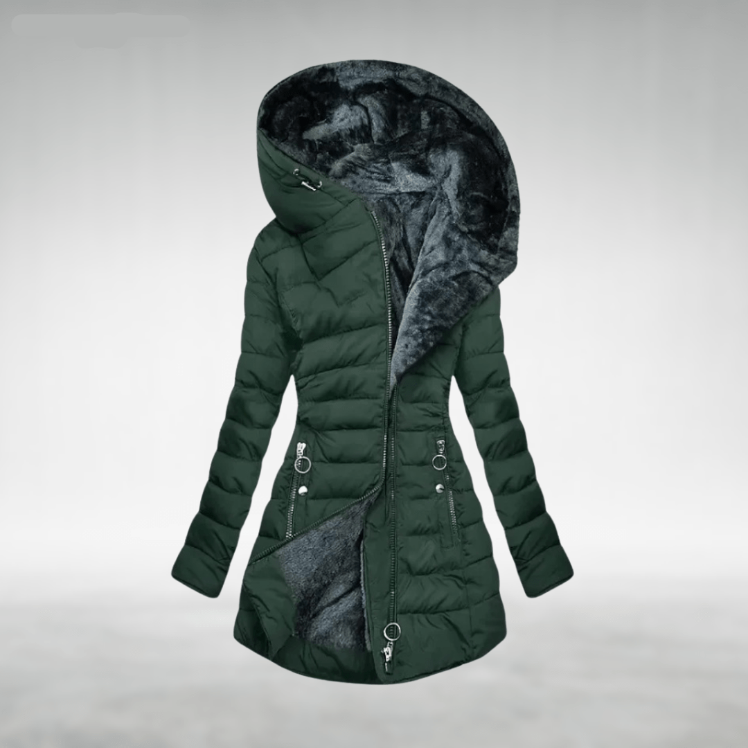 GABRIELLE - FLEECE - LINED WINTER JACKET - Edith & Mae