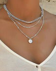 GOLD AND SILVER PLATED NECKLACE - Edith & Mae