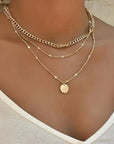 GOLD AND SILVER PLATED NECKLACE - Edith & Mae