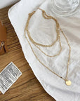 GOLD AND SILVER PLATED NECKLACE - Edith & Mae