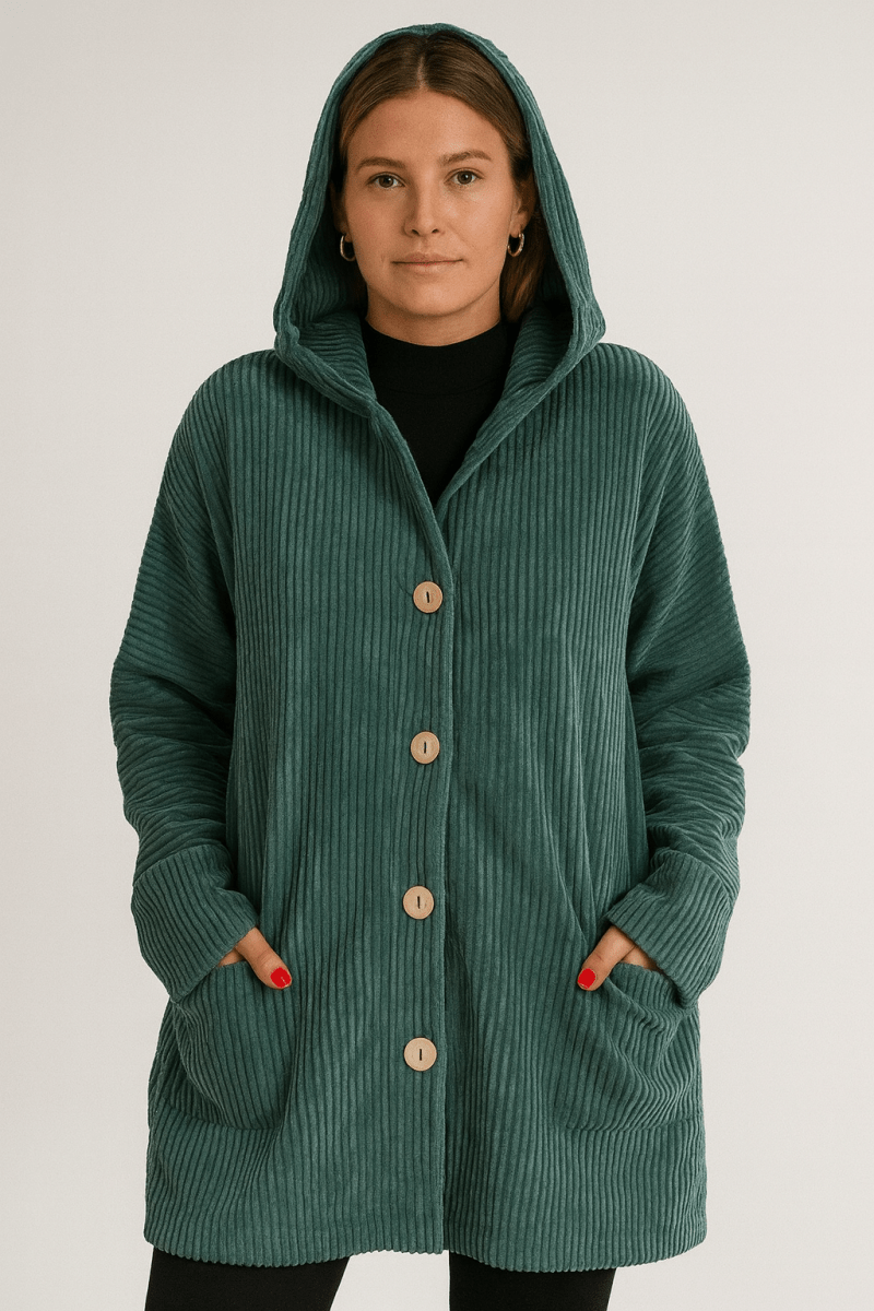 INDIE - CORDUROY HOODED JACKET - Edith & Mae