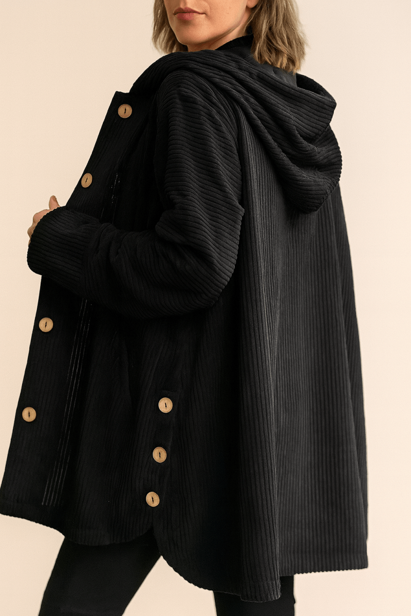 INDIE - CORDUROY HOODED JACKET - Edith & Mae
