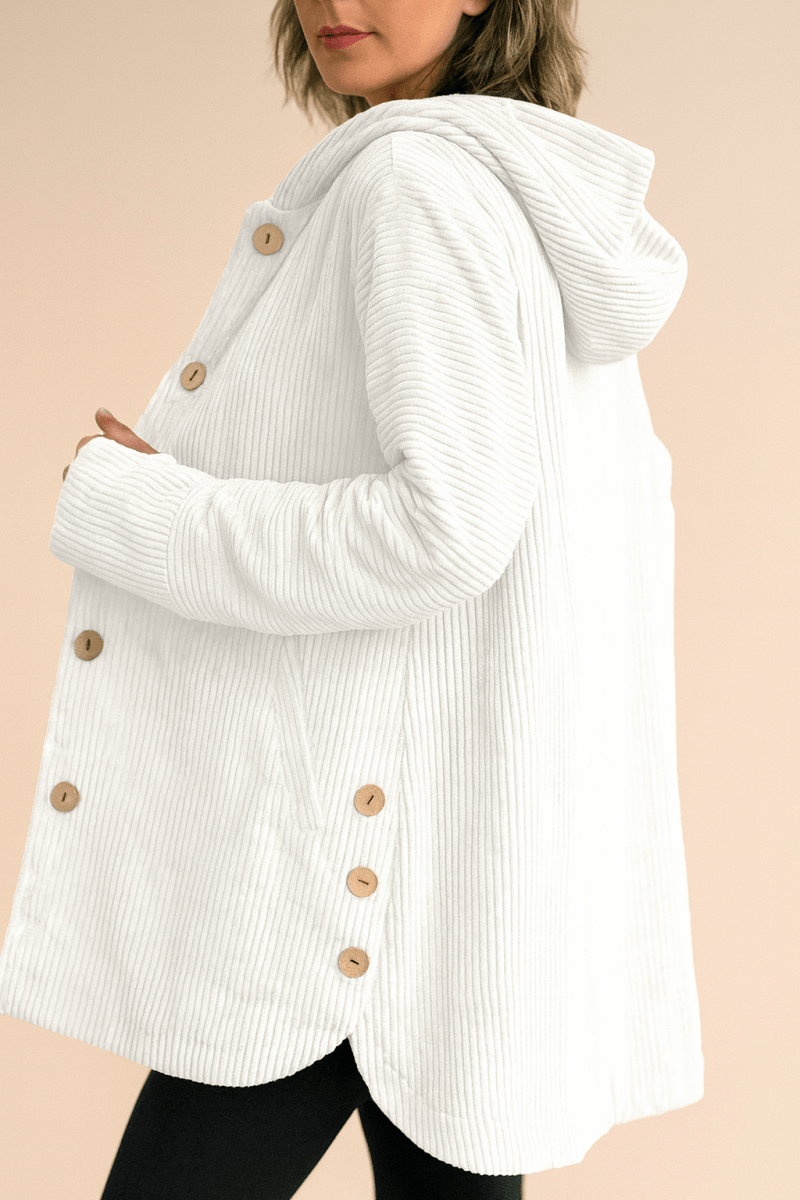 INDIE - CORDUROY HOODED JACKET - Edith & Mae