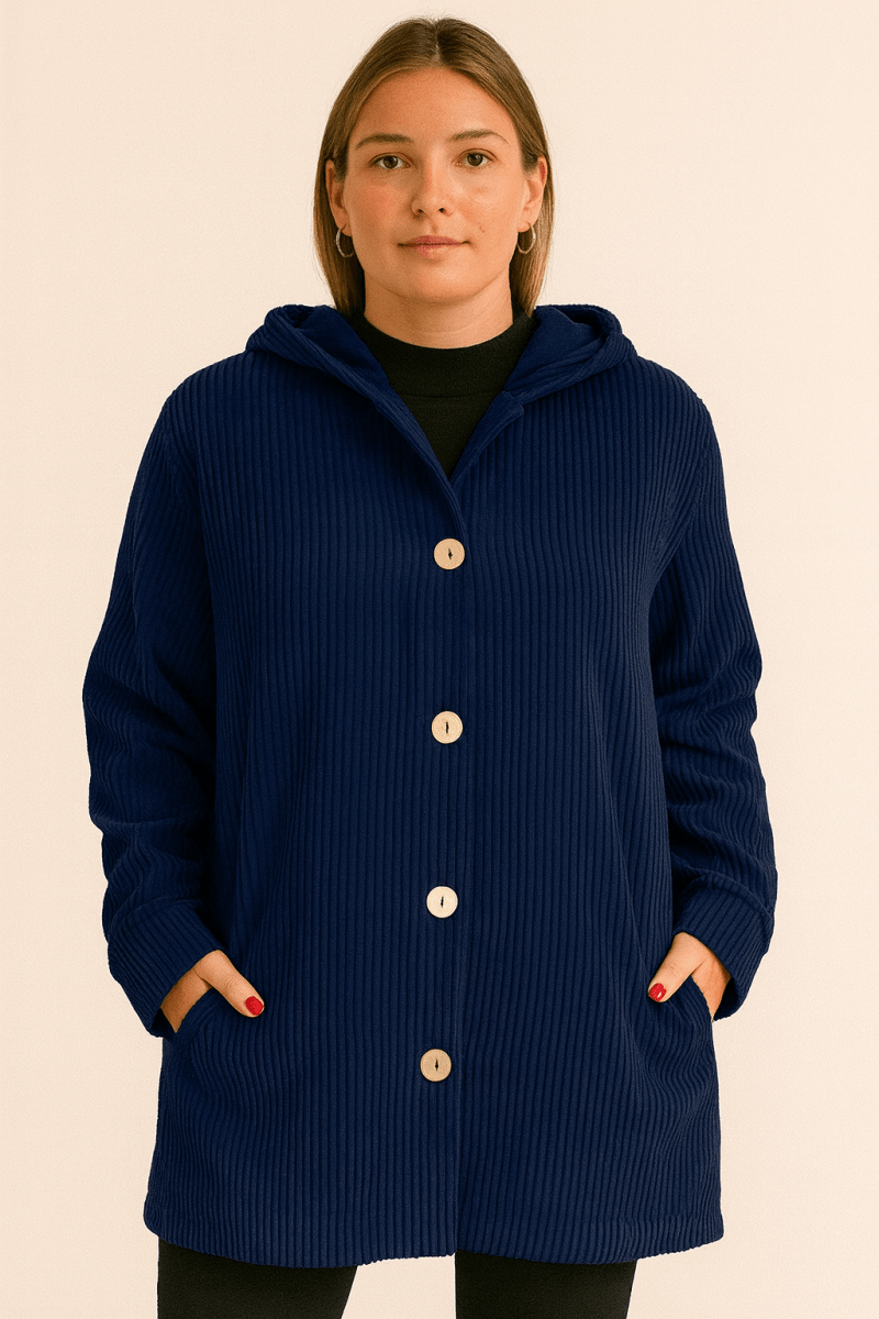 INDIE - CORDUROY HOODED JACKET - Edith & Mae