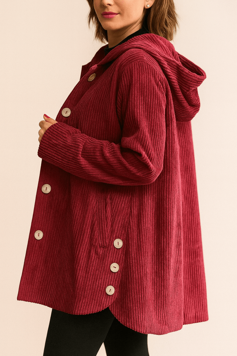 INDIE - CORDUROY HOODED JACKET - Edith & Mae